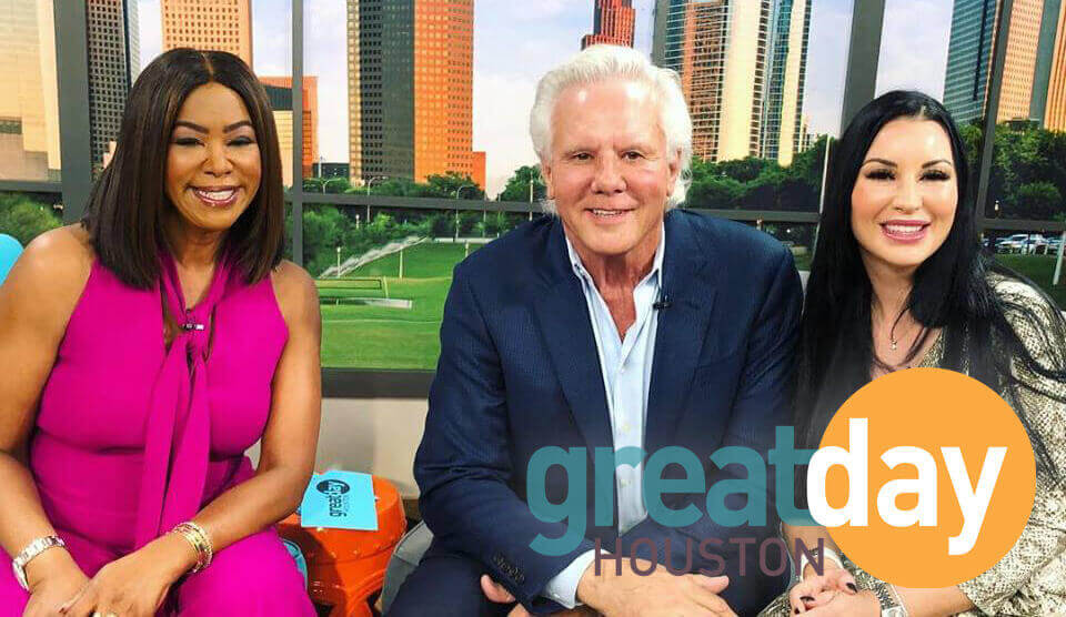 Dr. Yarish with Two Hosts of Great Day Houston Tv Show