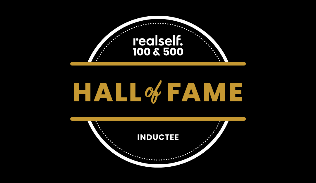 Logo for RealSelf 100 & 500 Hall of Fame Inductee